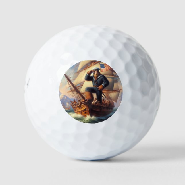 Bigfoot Sailor Golf Balls (Front)