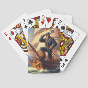 Bigfoot Sailor Playing Cards