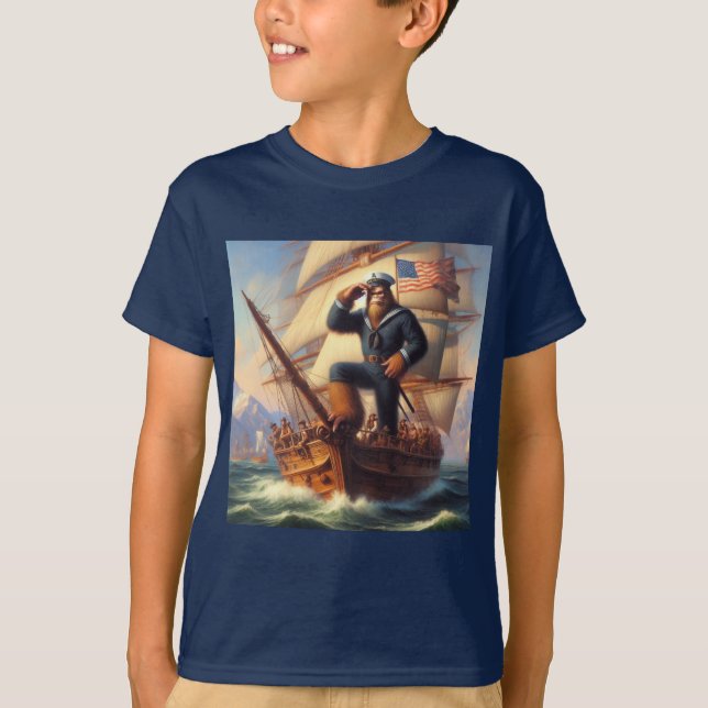 Bigfoot Sailor T-Shirt (Front)