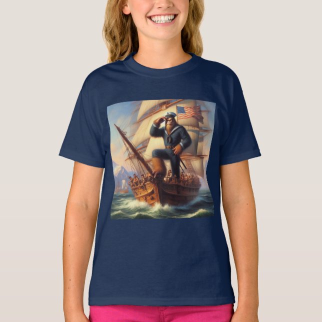 Bigfoot Sailor T-Shirt (Front)