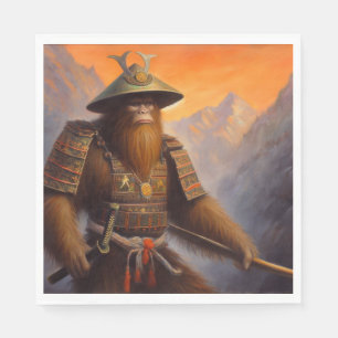 Bigfoot Samurai Napkin
