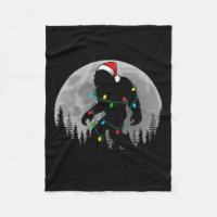 Bigfoot Santa Christmas Tree Lights Funny Xmas Sas