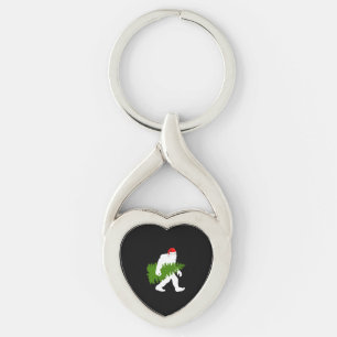 BigFoot Santa Claus Fun Christmas Gifts Key Ring
