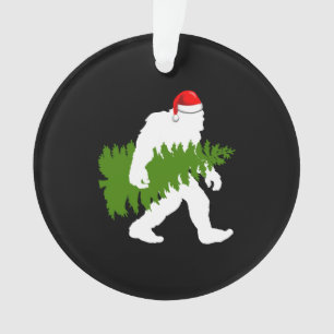 BigFoot Santa Claus Fun Christmas Gifts Ornament