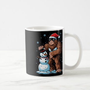 Bigfoot Santa Snowman Kids Boys Men Xmas Christmas Coffee Mug