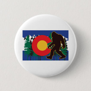 Bigfoot-Sasquatch 6 Cm Round Badge