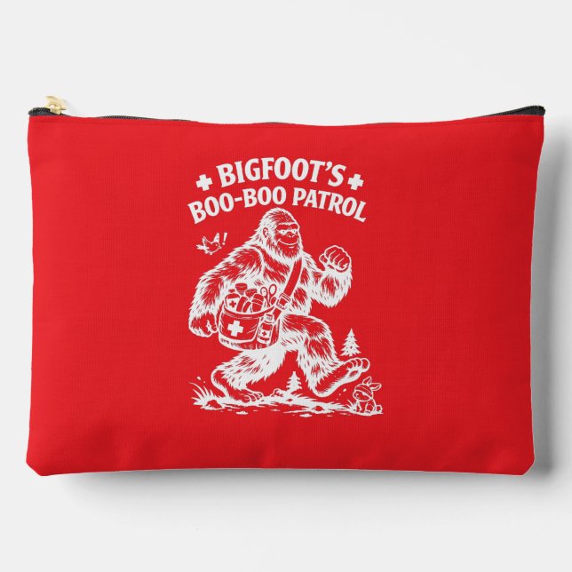 Bigfoot Sasquatch Accessory Pouch (Front)