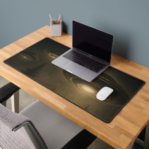 Bigfoot Sasquatch Alien UFO Funny Desk Mat