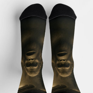 Bigfoot Sasquatch Alien UFO Funny Socks