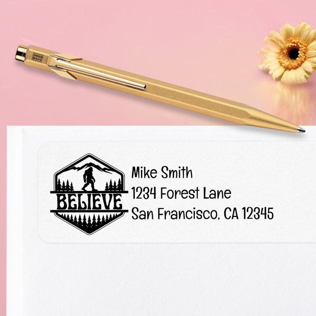 BigFoot Sasquatch Believe Forest Custom Address (Creator Uploaded)