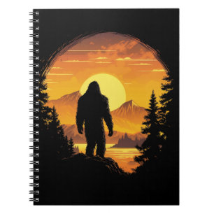 Bigfoot Sasquatch Believer Ranger Retro Vintage Notebook