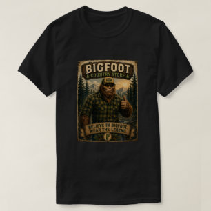 Bigfoot, Sasquatch Bigfoot Country Store T-Shirt