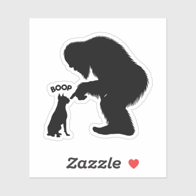 Bigfoot Sasquatch Boxer Boop (Sheet)