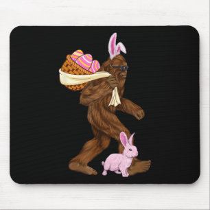 Bigfoot Sasquatch Bunny Easter Rabbit Bysket Hunti Mouse Mat
