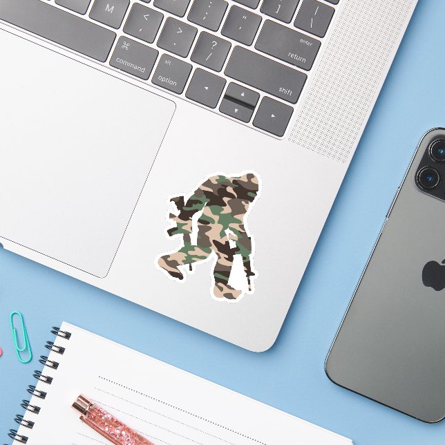 Bigfoot Sasquatch Camo  (Laptop w/ iPhone)