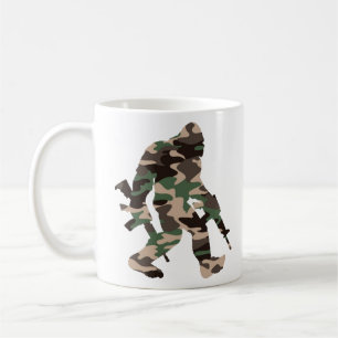 Bigfoot Sasquatch Camo Coffee Mug
