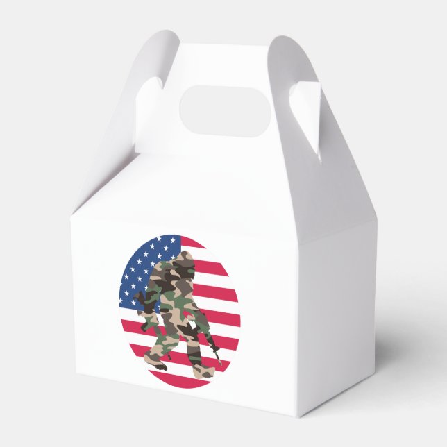 Bigfoot Sasquatch Camo   Favour Box (Front Side)