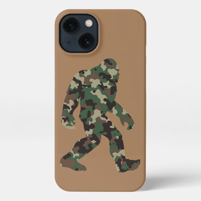 Bigfoot Sasquatch Camo iPhone Case (Back)