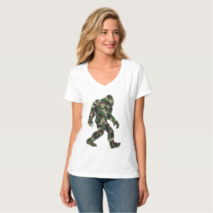 Bigfoot Sasquatch Camo T-Shirt