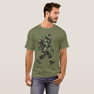 Bigfoot Sasquatch Camo T-Shirt