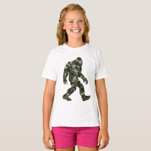 Bigfoot Sasquatch Camo      T-Shirt