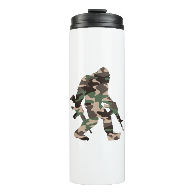 Bigfoot Sasquatch Camo     Thermal Tumbler (Front)