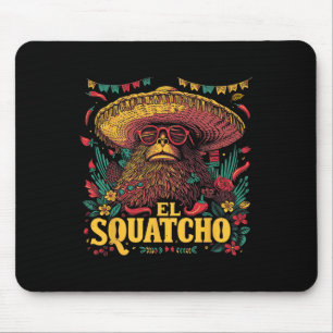 Bigfoot Sasquatch - Cinco De Mayo Mexican Sombrero Mouse Mat