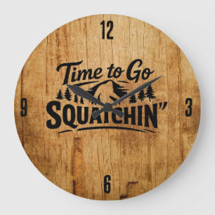 Bigfoot Sasquatch Clock
