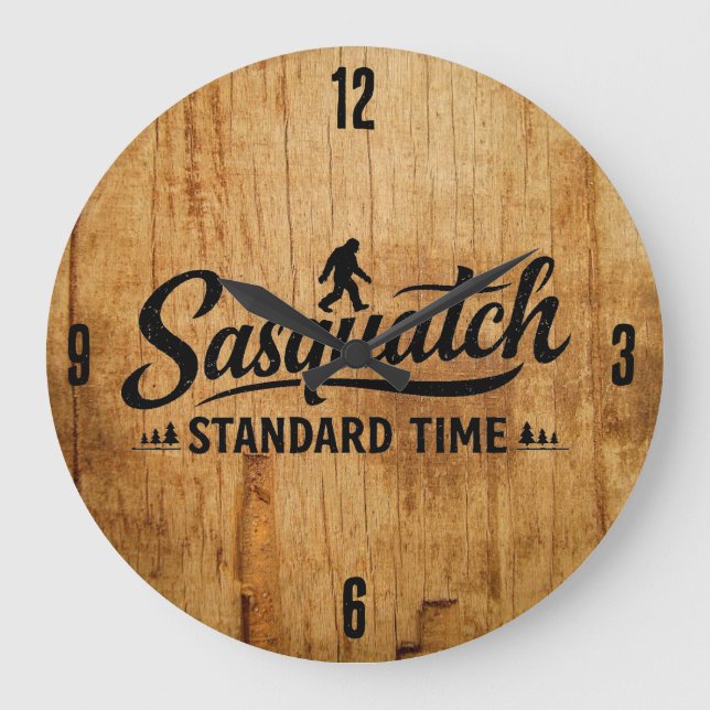 Bigfoot Sasquatch Clock (Front)