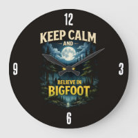 Bigfoot Sasquatch Clock