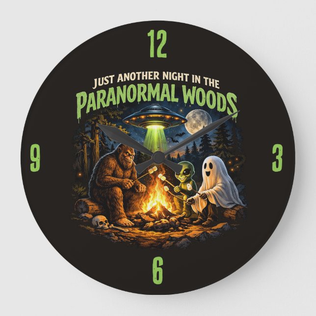 Bigfoot Sasquatch Clock (Front)