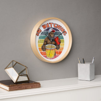 Bigfoot sasquatch clock