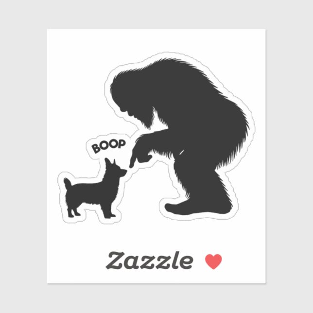 Bigfoot Sasquatch Corgi Boop (Sheet)
