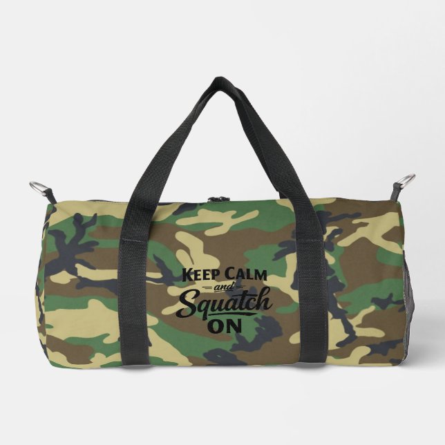 Bigfoot Sasquatch Duffle Bag (Front)