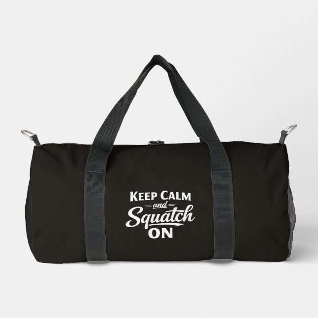 Bigfoot Sasquatch Duffle Bag (Front)