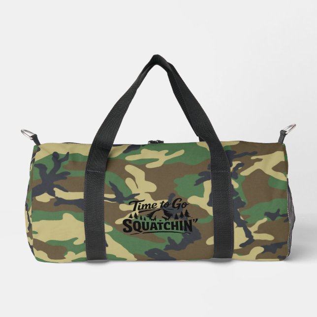 Bigfoot Sasquatch Duffle Bag (Front)