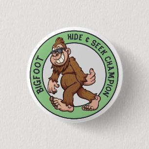 Bigfoot   Sasquatch (Editable) Button