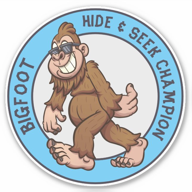 Bigfoot | Sasquatch (Editable) Sticker (Front)