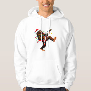 Bigfoot Sasquatch Electric Guitar Christmas 2026 Hoodie