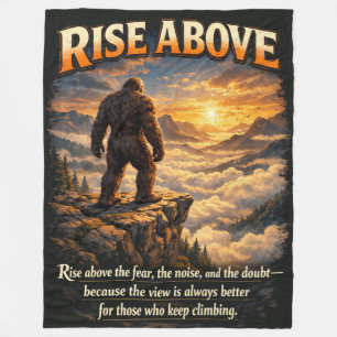 Bigfoot Sasquatch Fleece Blanket