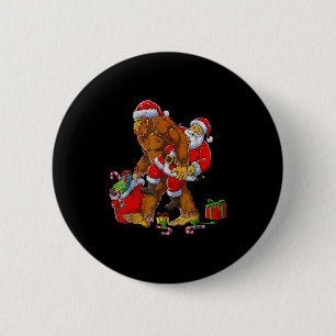Bigfoot Sasquatch For Men Grandpa Boys Kids Christ 6 Cm Round Badge