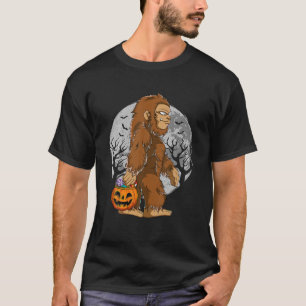 Bigfoot Sasquatch Funny Halloween Costume For Kids T-Shirt