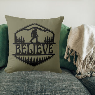 BigFoot Sasquatch Funny Squatchy Forest Vintage Cushion