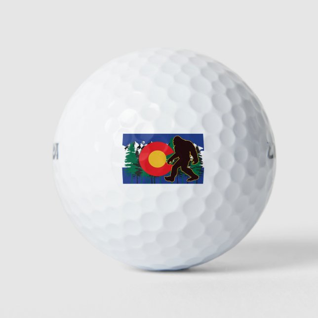 Bigfoot-Sasquatch Golf Balls (Front)