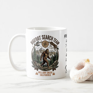 Bigfoot Sasquatch Hiking Search Team Coffee Mug