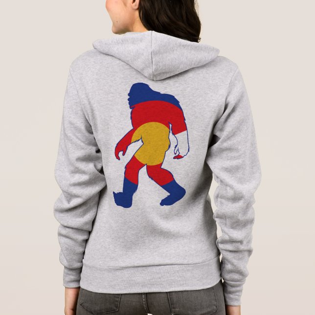 Bigfoot-Sasquatch Hoodie (Back)
