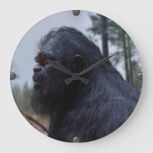 bigfoot,sasquatch large clock