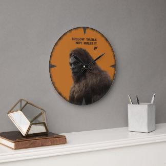 BIGFOOT SASQUATCH LARGE CLOCK