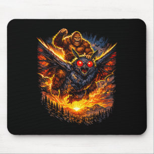 Bigfoot sasquatch mothman funny cryptid wilderness mouse mat
