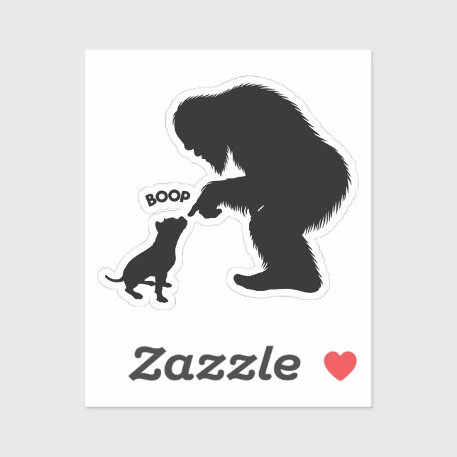 Bigfoot Sasquatch Pitbull Boop (Sheet)